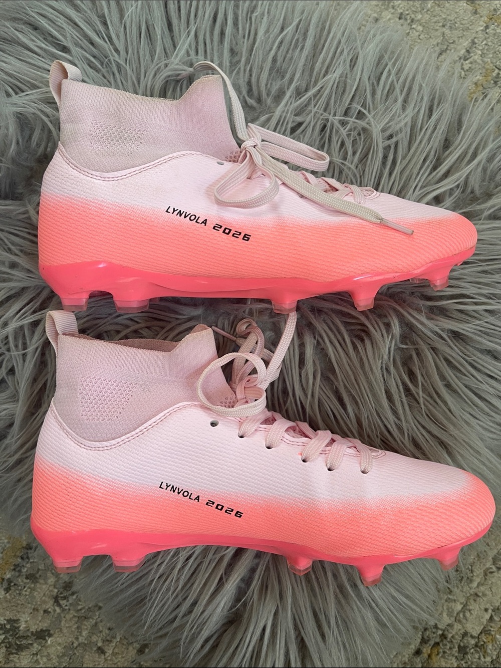 Women’s  Pink Gradient Soccer Cleats